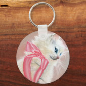 Katzenkätzchen Rosa Bug Schlüsselanhänger (Vorderseite)