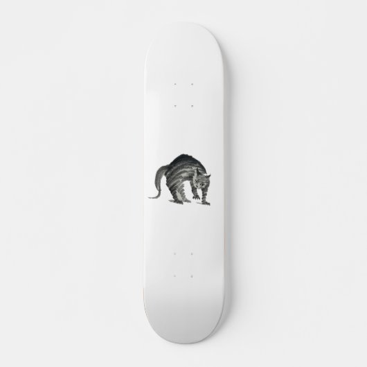 Katzenkatze abstrakt skateboard (Vorne)