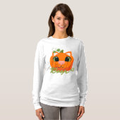 Katzenkatze Boop das Nase-Langschläfer-T-Shirt T-Shirt (Vorne ganz)