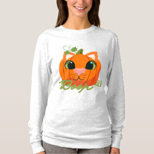 Katzenkatze Boop das Nase-Langschläfer-T-Shirt T-Shirt