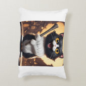 Katzenkatze Dekokissen (Rückseite(Vertikal))