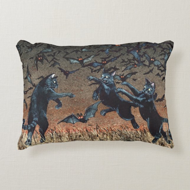 Katzenkatze Dekokissen (Vorderseite)