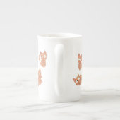 Katzenkatze der China Tasse (Rückseite)