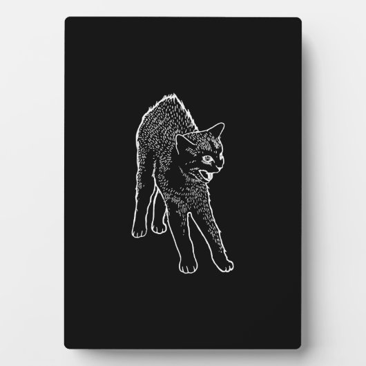 Katzenkatze Fotoplatte (Vorderseite)