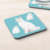 Katzenkatze Getränkeuntersetzer (Linke Seite)