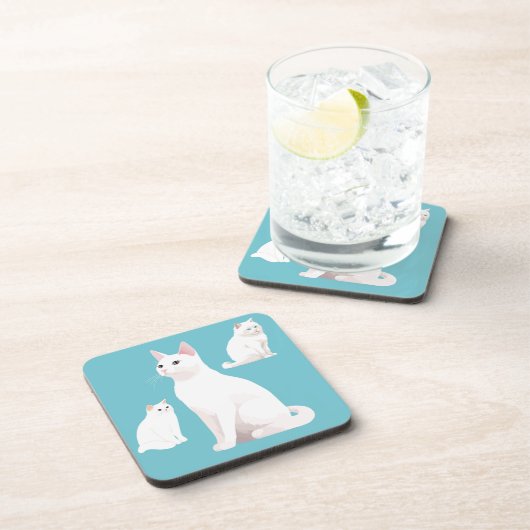 Katzenkatze Getränkeuntersetzer (Rechte Seite)