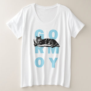Katzenkatze Große Größe T-Shirt