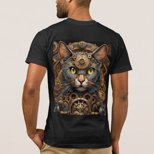 Katzenkatze KI T - Shirt (Rückseite)