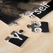 Katzenkatze lacht über sich selbst puzzle (Seite)