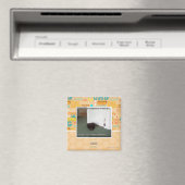 Katzenkatze, leicht desorientiert magnet (In Situ (Geschirrspüler))