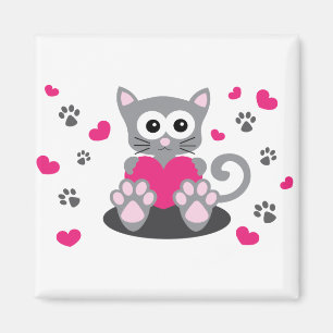 Katzenkatze niedlich magnet