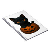 Katzenkatze - Niedliches Spooky Halloween-Shirt fü Notizblock (Rechte Seite)
