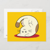 Katzenkatze Postkarte (Vorne/Hinten)