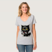 Katzenkatze T-Shirt (Vorderseite Vollansicht)