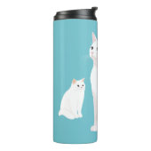 Katzenkatze Thermosbecher (Nach links gedreht)