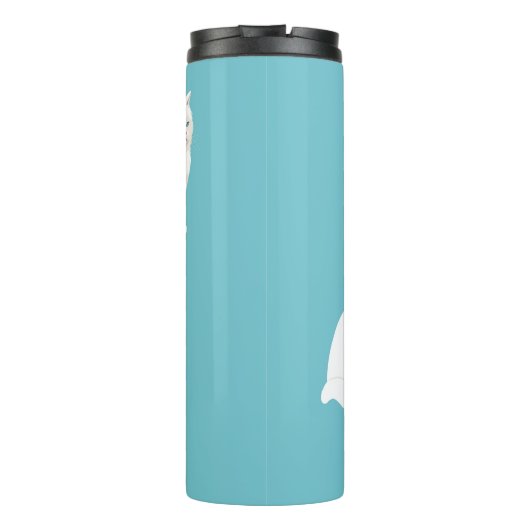 Katzenkatze Thermosbecher (Rückseite)