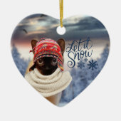 Katzenkatze, zauberhaft, Weihnachtsschmuck (Vorne)