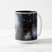 Katzenkatze Zweifarbige Tasse (VorderseiteRechts)