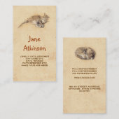 Katzenkatzen-Visitenkarte Visitenkarte (Vorne/Hinten)