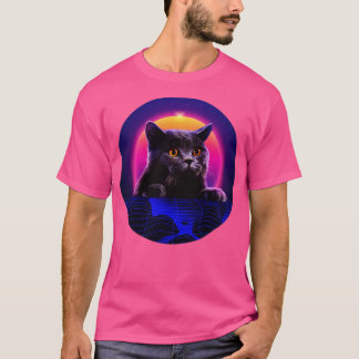 Katzenkatzenkatze Retrowelle niedlich T-Shirt