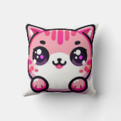 Katzenkawaii Kissen (Rückseite)