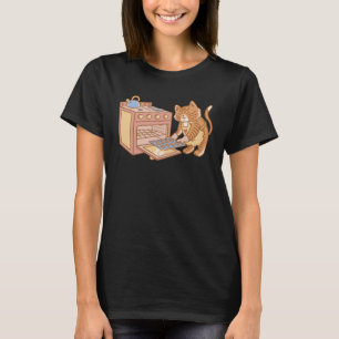 Katzenkekse und Kekse in der Küche Männer T-Shirt