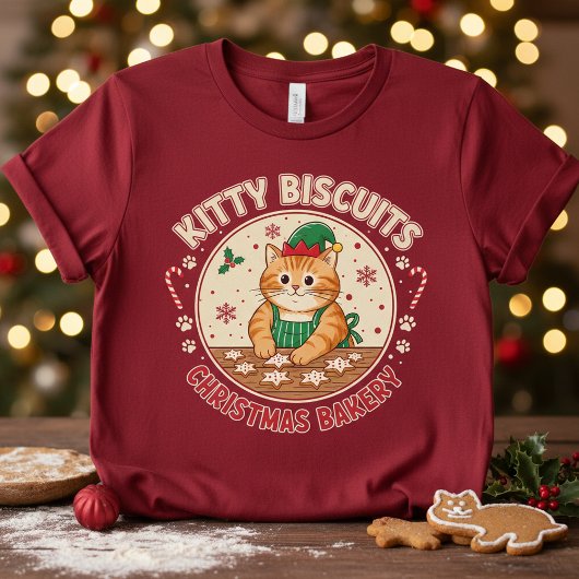 Katzenkekse Weihnachten Bäckerei Katze Meme T-Shir T-Shirt