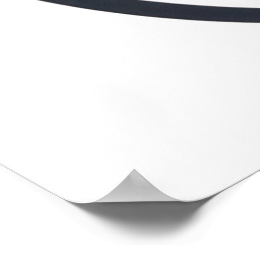 Katzenkizze Poster (Ecke)