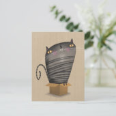 Katzenklammer Postkarte (Stehend Vorderseite)