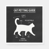 Katzenklammerführer Serviette (Vorderseite)