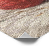 Katzenklatsche, eine Katze, die Galle aus dem Garn Poster (Ecke)