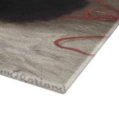 Katzenklatsche, eine Katze, die Galle aus dem Garn Schneidebrett (Ecke)