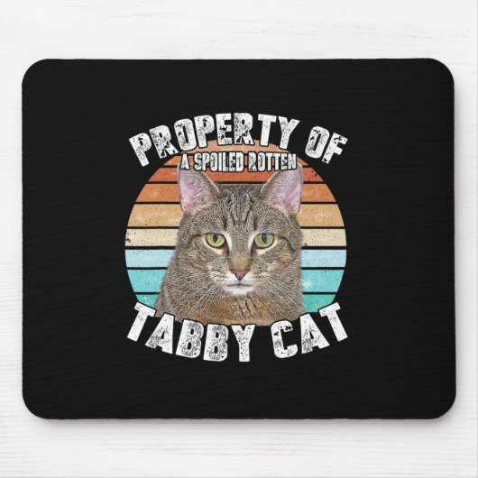 Katzenklatsche Funny Cat Lover Geschenke für Männe Mousepad (Vorne)