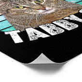 Katzenklatsche Funny Cat Lover Geschenke für Männe Poster (Ecke)