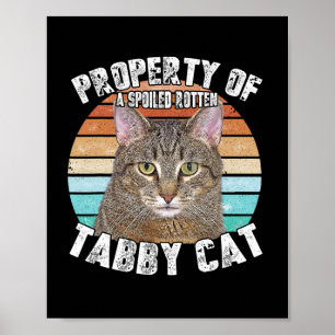 Katzenklatsche Funny Cat Lover Geschenke für Männe Poster