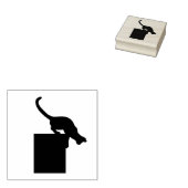 Katzenklettern auf oder ab Gummi-Briefmarke Gummistempel (Stempel)