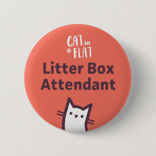 Katzenklo-Begleiter Button