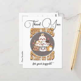 Katzenklub Postkarte