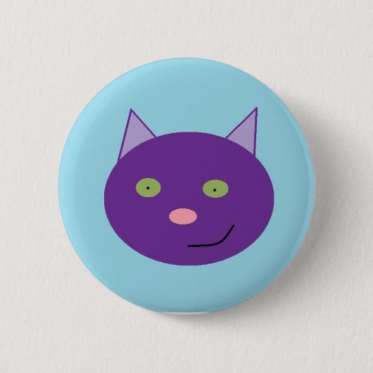 Katzenknopf Button (Vorderseite)