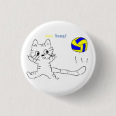 Katzenknopf Button (Vorderseite)