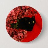 Katzenknopf Button (Vorderseite)