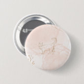 Katzenknopf Button (Vorne & Hinten)