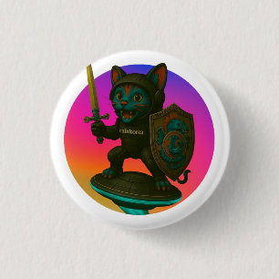 Katzenknöpfe Button