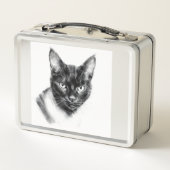 Katzenkohle Metall Brotdose (Rückseite)