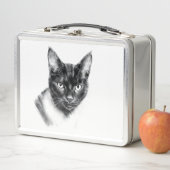 Katzenkohle Metall Brotdose (Beispiel)