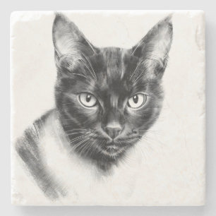 Katzenkohle Steinuntersetzer