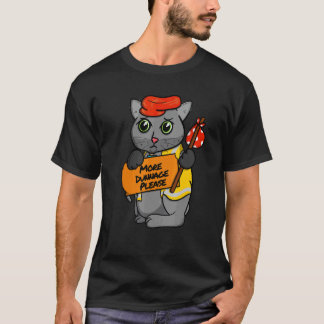 Katzenkollege Swagazon Mitarbeiter Mehr Ladegut Bi T-Shirt