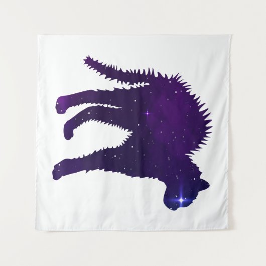 Katzenkollektor-Katzenpilz Wandteppich (Vorderseite (Horizontal))