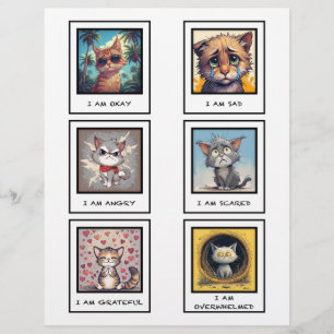 Katzenkommunikationskarten Flyer