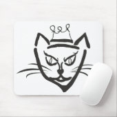 Katzenkönige Illustration, schwarz Mousepad (Mit Mouse)